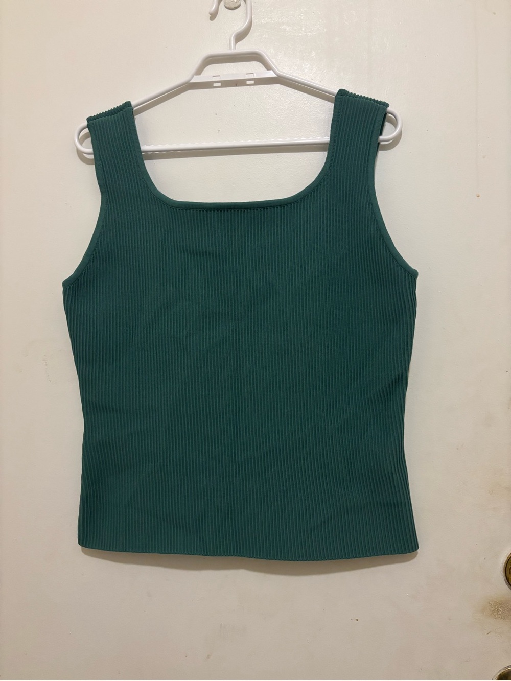 NWT Ed It Ed Ribbed Knit Tank Top | Teal Green | Size 16